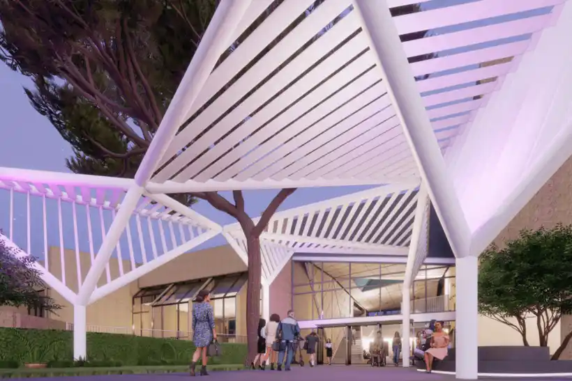 Rendering of the updated ECC building