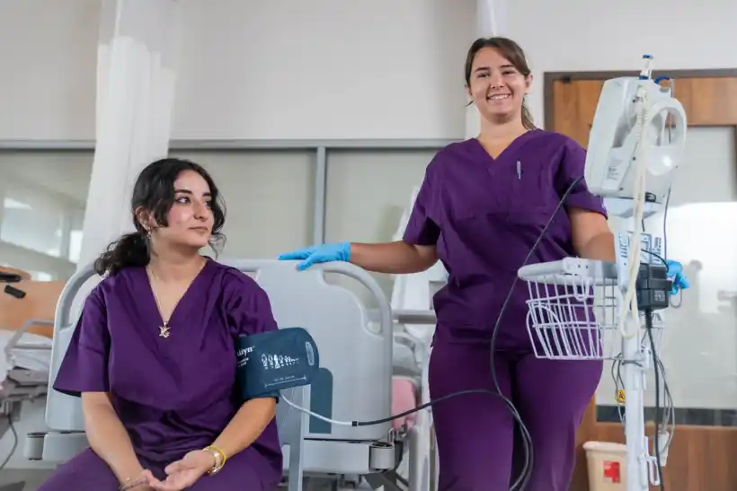 Students gain hands-on experience while studying for careers in healthcare at San Diego College of Continuing Education