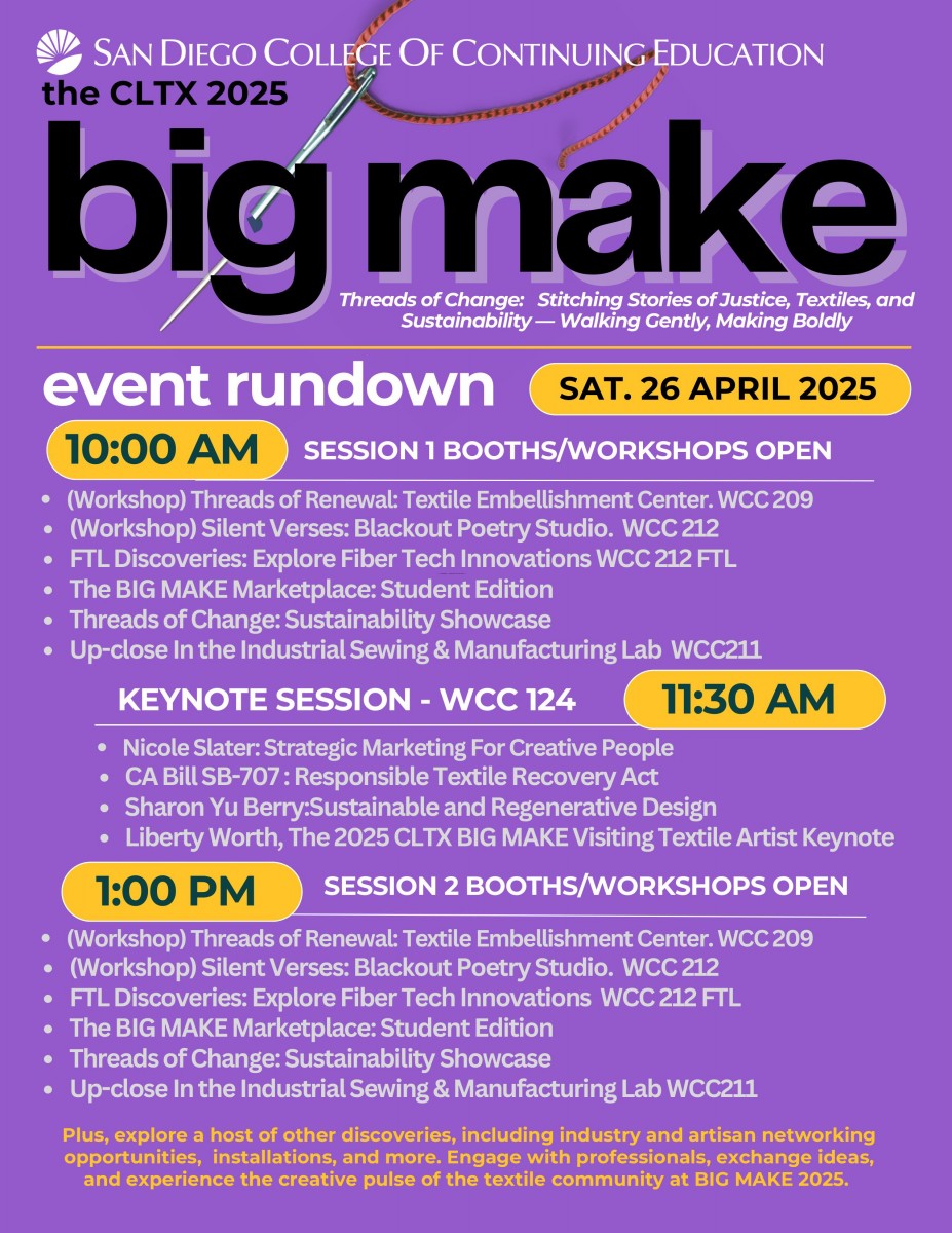 2025 BIG MAKE SCHEDULE