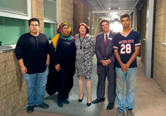 group photo with Toni Atkins