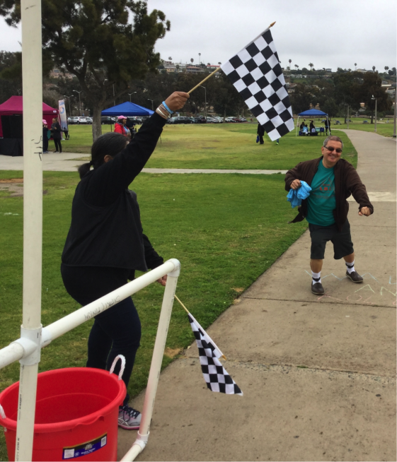 ABI walk crossing the finish line