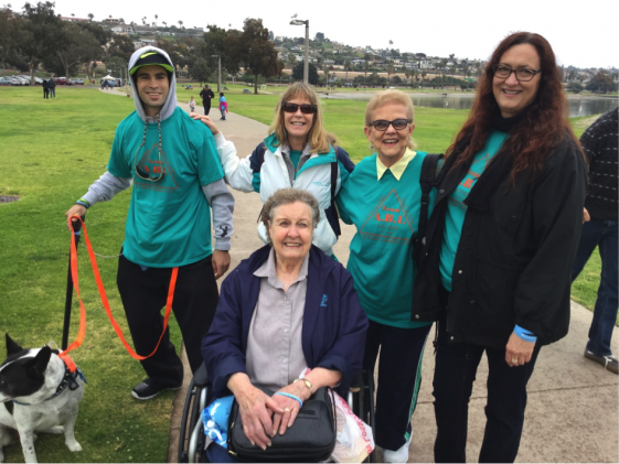 Group photo for ABI walk