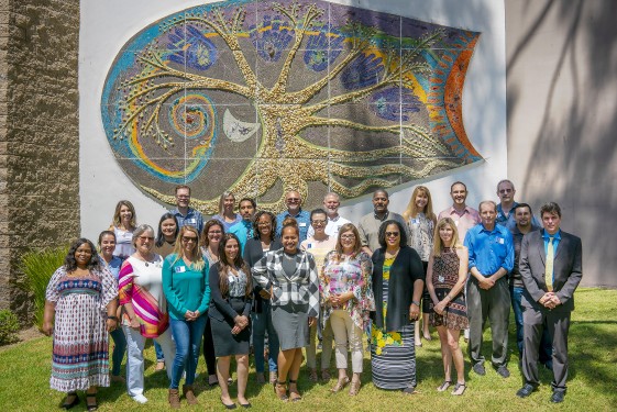 group photo of passport to success students at ECC