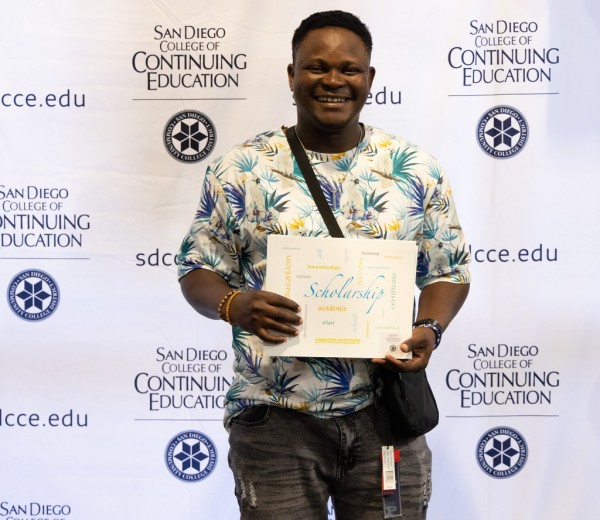 2023 SDCCE Scholarship Recipient &amp; Plumbing Student