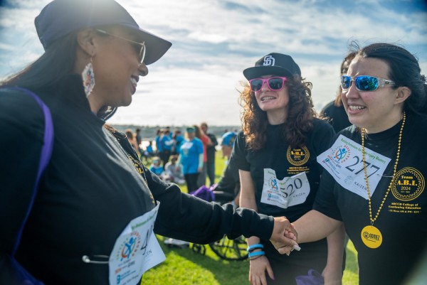 SDCCE President Dr. Tina M. King meets with Brain Injury Survivors ahead of 2024 surviveHEADSTRONG Walk