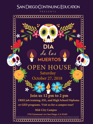 SDCE will welcome prospective students for Fall Open House SDCE will welcome prospective students for Fall Open House